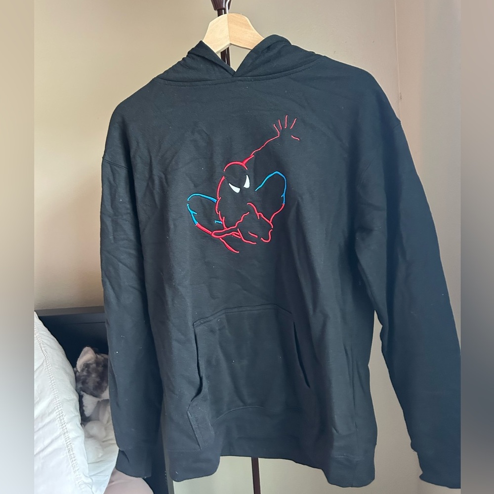 Universal Spider-Man Black Hoodie